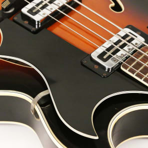 1967 Hofner 500/8BZ Hollowbody Fuzz Bass Guitar - 100% All Original, Absolutely Amazing Bass! image 5