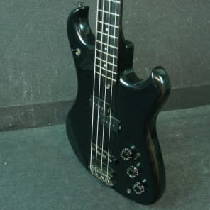 1984 Electra Phoenix 4-String Black Finish Electric Bass Guitar image 5