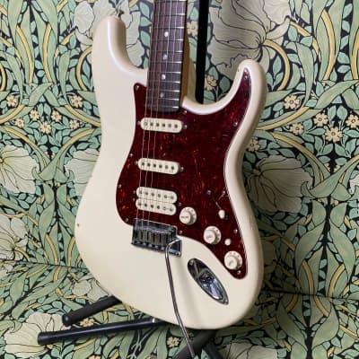 Fender American Deluxe HSS Stratocaster 60th Anniversary Olympic Pearl 2014 for sale