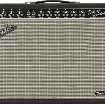 Fender Tone Master Deluxe Reverb 100W 1x12 Guitar Combo Amp Black for sale