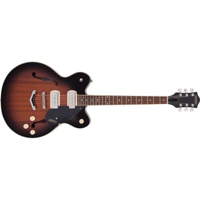 Gretsch G2622-P90 Streamliner Collection Center Block Double-Cut P90 Electric Guitar with V-Stoptail, Havana Burst image 2