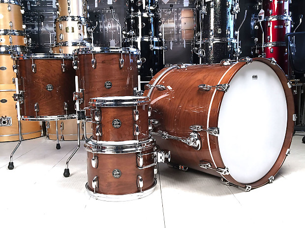 Used Gretsch Renown Walnut 5pc Drum Set Gloss Natural Reverb
