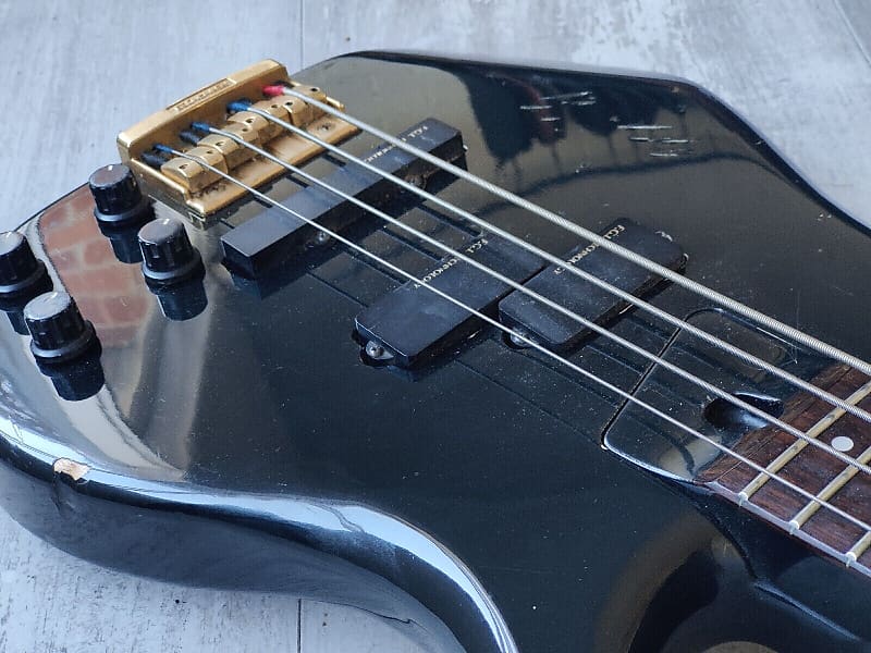 1990's Fernandes Japan FRB-65 Revolver Active Bass (Black