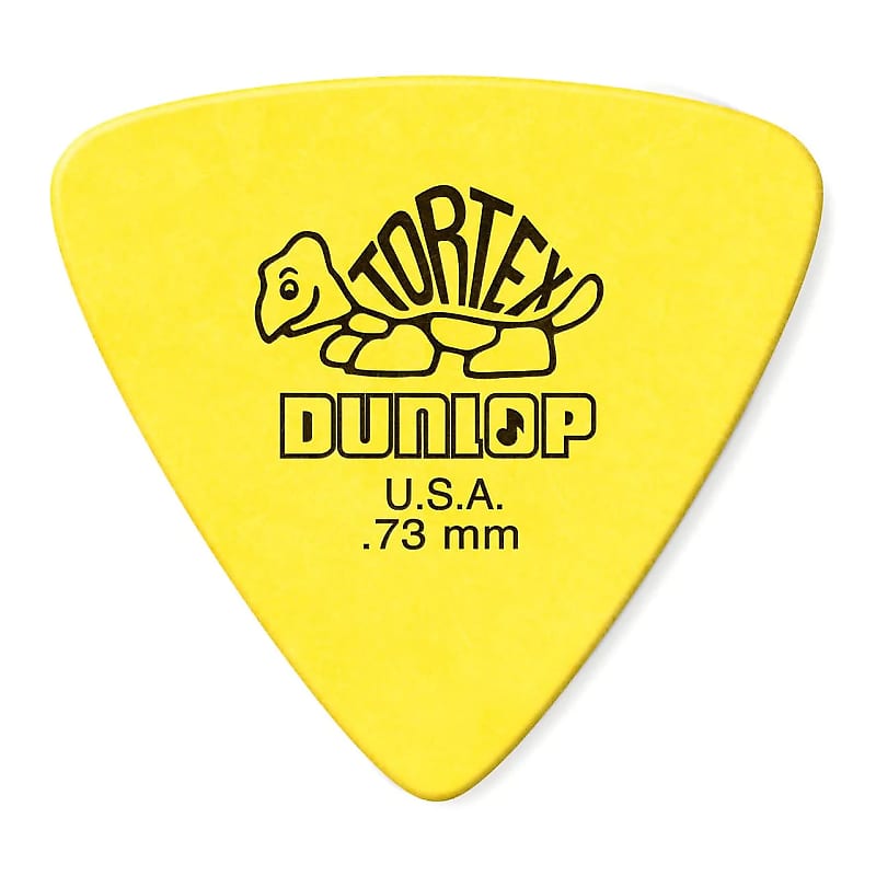 Dunlop 431P73 Tortex Tri .73mm Triangle Guitar Picks (6-Pack) image 1