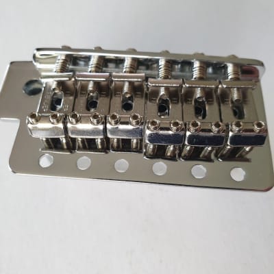 Fender Genuine Stratocaster 2-1/16" Spacing  chrome guitar tremolo 0071014049 image 1