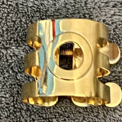 管楽器・吹奏楽器 VINTAGE SAXOPHONE LIGATURE Vintage Selmer Alto Saxophone Ligature With Single Screw