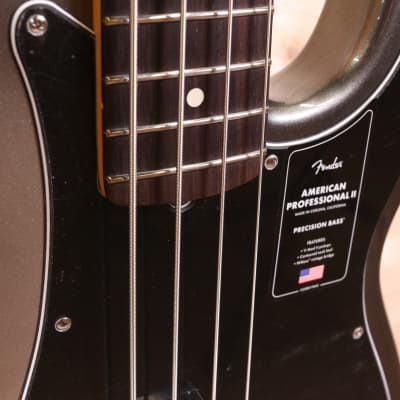 Fender American Professional II Precision Bass - Rosewood Fingerboard, Mercury image 5