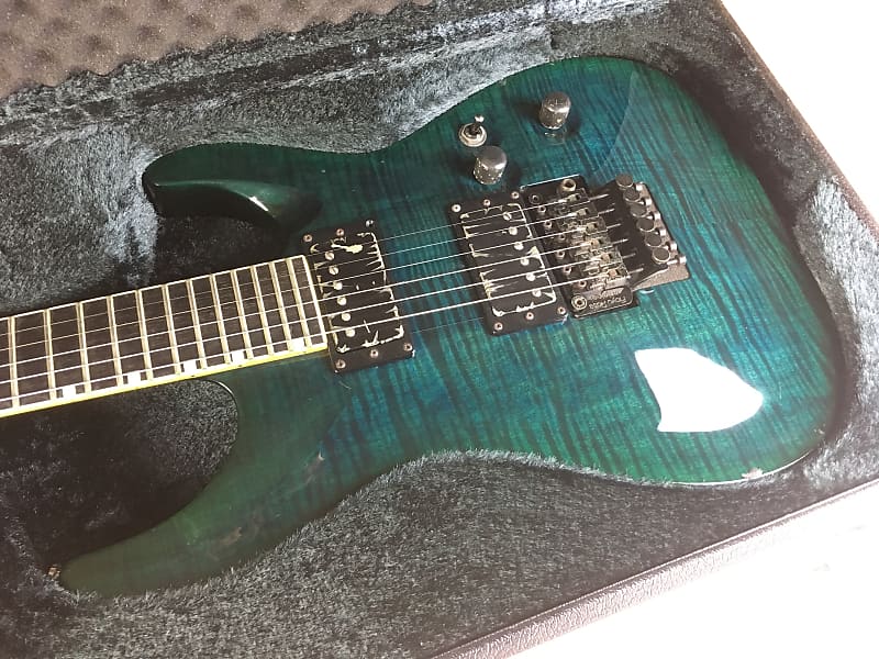 ESP Original Horizon FR 1996 See Thru Blue FM | Reverb Canada