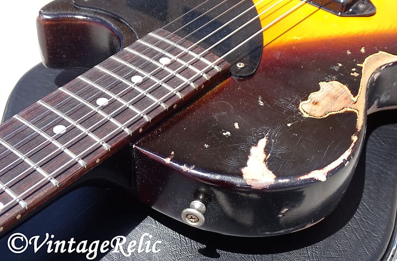 Gibson USA Les Paul junior　relic GIBSON LES PAUL JUNIOR RARE! Worn Aged Polaris White Faded