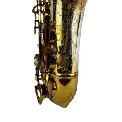 King Super 20 Silver Sonic Full Pearl Gold Plate Inlay Alto Saxophone HOLY GRAIL image 12