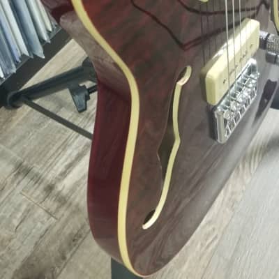 Ivy 6 String Itf-400 Trd Prs Solid-body Electric Guitar, Trans Red