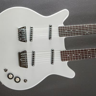 Danelectro 6/12 Doubleneck - White Pearl for sale