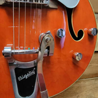 2021 Gretsch G5420T Electromatic Hollowbody (Pre-Owned) - Transparent Orange w/ Bigsby image 9