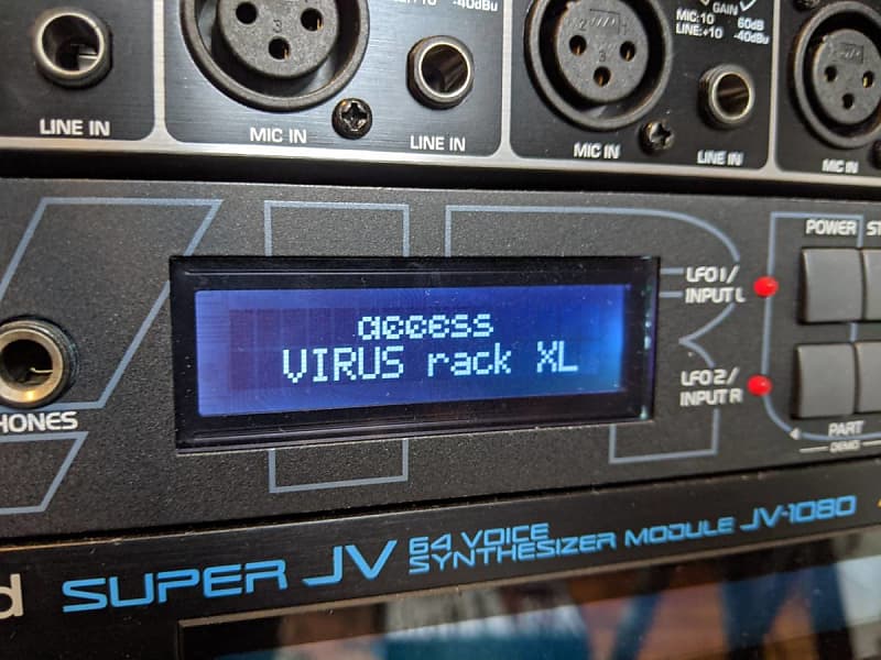 Access Virus Rack XL, rackmount Virus C virtual analog synthesizer, 32 voice polysynth image 1
