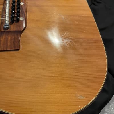 1960’s-1970’s Dallas WT-100  Made in Japan 12 string acoustic guitar (RARE)- Natural image 23