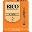 RICO Bb Clarinet Reeds Strength 2, 10 pk