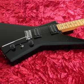 Series 10 Vintage 1985 Black Body Maple Fretboard Neck ZZ Explorer Style Guitar image 7