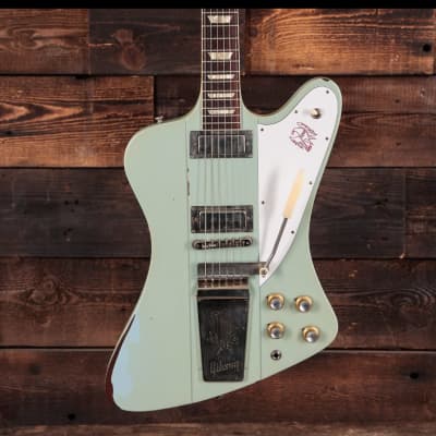Gibson Gibson Custom Shop '63 Murphy Lab Firebird w/ Maestro Vibrola Aged Frost Blue - Heavy Relic 2022 image 1