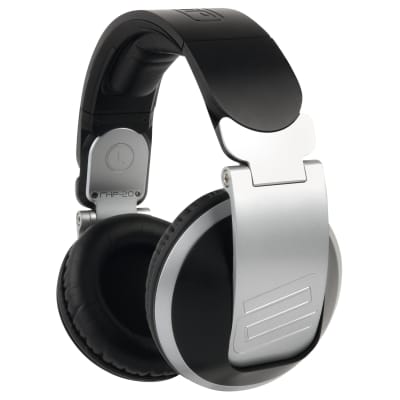 Reloop RHP-20 Chrome And Black Premium DJ Headphones image 1