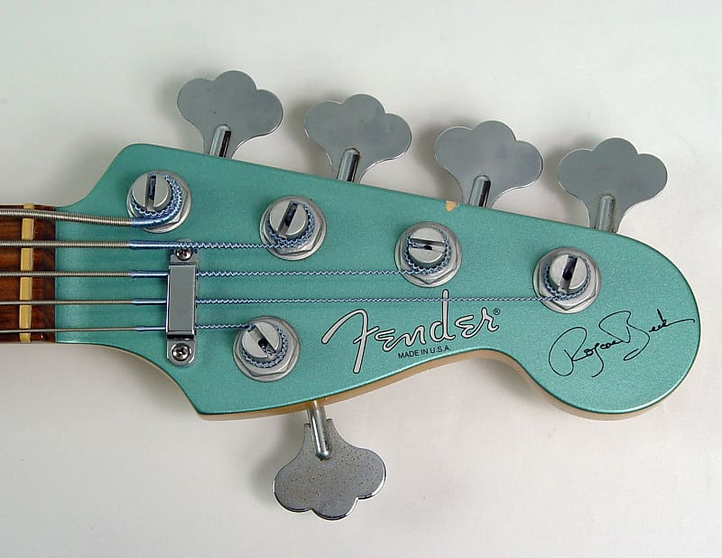 1998 Fender Jazz Bass V 5 String Roscoe Beck Signature Teal