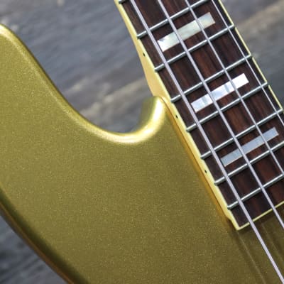 Markbass MB JP Gold 4 GD PF 4-String Gold Finish Electric Bass w/Bag #BA500050 image 9