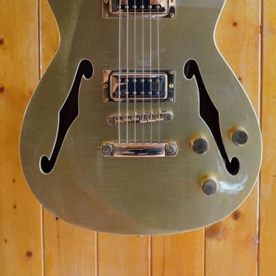 Carparelli Electric Guitar - Classico SH2 [Semi-Hollow] - Sparkle Gold (Custom Setup) image 2