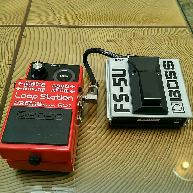 Boss RC-1 Looper (with FS-5U footswitch)