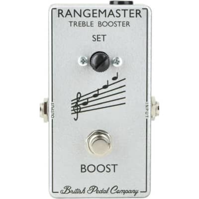 New British Pedal Company Compact Series NOS Rangemaster Treble Booster Guitar Effects Pedal for sale