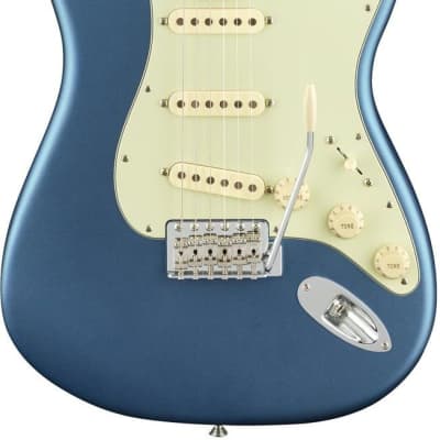 Fender American Performer Stratocaster with Maple Fretboard - Satin Lake Placid Blue image 2