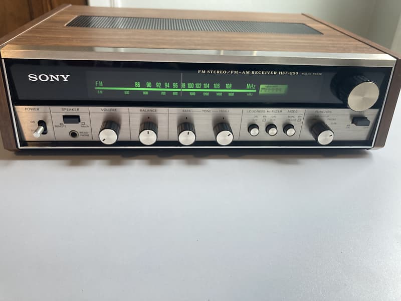 Vintage Sony HST230 Solid State Stereo Receiver Reverb