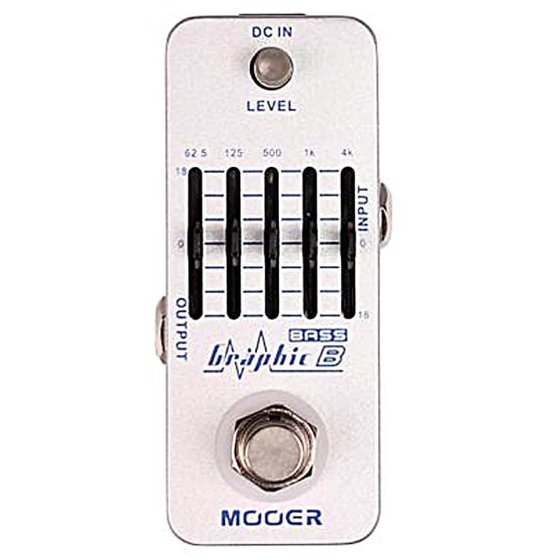 Mooer Graphic B Five-Band Bass Graphic Equalizer Guitar Effects Pedal image 1