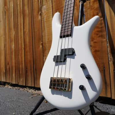 Spector Euro4 Ian Hill Signature 50th Anniversary White 4-String Electric Bass w/ Gig Bag (2022) image 1