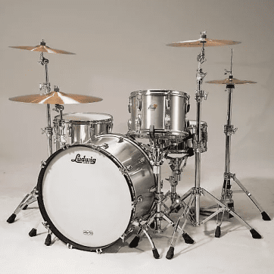 Ludwig Stainless Steel 9x13"/16x16"/14x24" Pro Beat 3pc Kit with Chrome Hardware