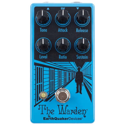 EarthQuaker Devices The Warden V2 Optical Compressor Guitar Effect Pedal for sale