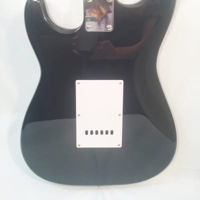 Stadium Strat Style Electric Guitar NY9303 NEW Black Quality Hardware-w/Shop Setup image 5