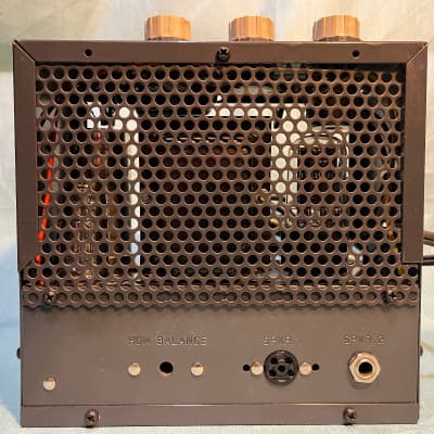 Voice of Music 8809/8810 - tube amp w extension speaker - exclnt shape - 1959 to 1961 - Grey w white lid image 11
