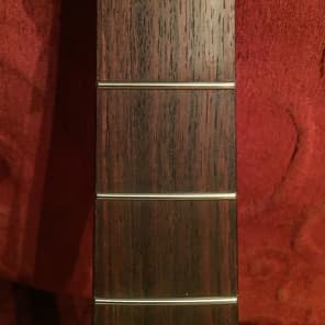 Warmoth Strat Neck — Mahogany/rosewood, clear gloss NEVER USED image 5