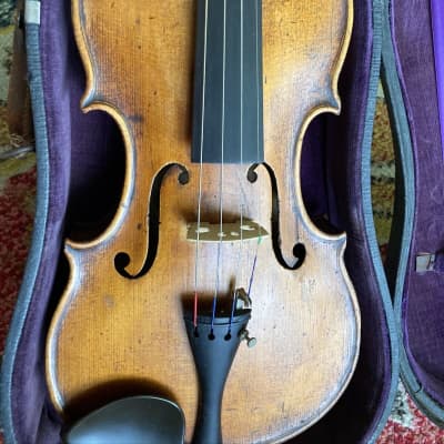 1924 John Juzek Antique 3/4 Violin Orig Case and Bow Beautiful and Ready to Play image 2