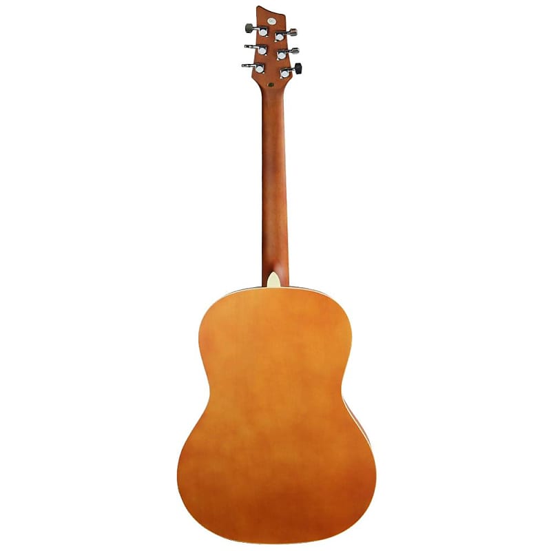 Kona K2LN Left Handed Thin Body Acoustic Electric Guitar, Natural