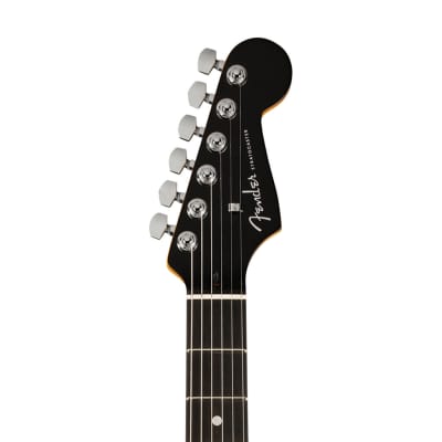 [PREORDER] Fender American Ultra Stratocaster Electric Guitar, Ebony FB, Denim Burst image 6