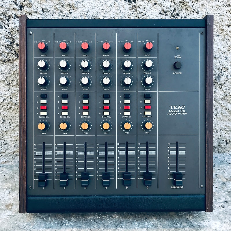 TEAC Model 2A Vintage RARE '80s Analog Audio Mixer (Made in
