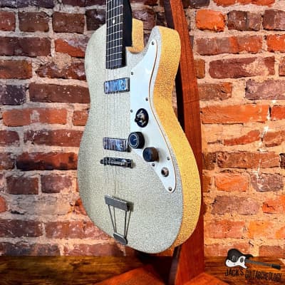 Holiday / Harmony Stratotone 'Rattlecan Relic' Electric Guitar w/ HSC (1960s - Gold Crag) image 4