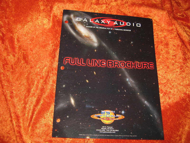 Galaxy Audio Full Line Sales Product Brochure 2002 Reverb