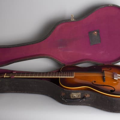 C. F. Martin  C-2 Arch Top Acoustic Guitar (1937), ser. #66518, original black hard shell case. image 10