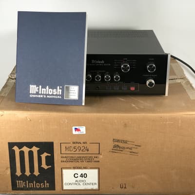 McIntosh C40 Audio Control Center | Reverb