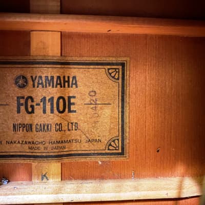 Yamaha FG-110E 1972 - Natural image 7