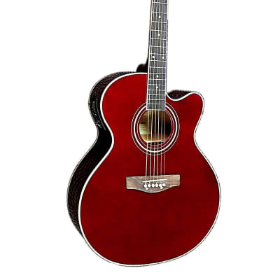 Glen Burton GAJ06CE-BUR Jumbo Cutaway Spruce Top 6-String Acoustic-Electric Guitar w/Gig Bag, Strap, Strings & Cable image 1
