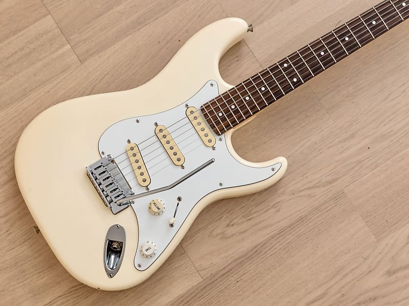 1991 Fender Stratocaster STS-550 Short Scale Guitar Olympic White 100%  Original, Japan MIJ Fujigen
