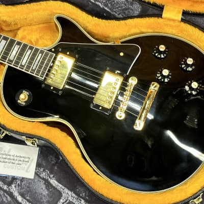 Gibson Custom Shop 1968 Les Paul Custom Ebony New Unplayed Auth Dlr 9lb 9oz #038 image 3