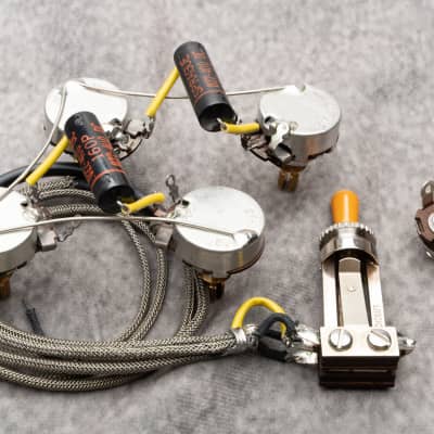ReWind Electric - NOS Wire 1960 A2 PAF Set & NOS Centralab Pots Gibson Les Paul Wiring Harness image 16